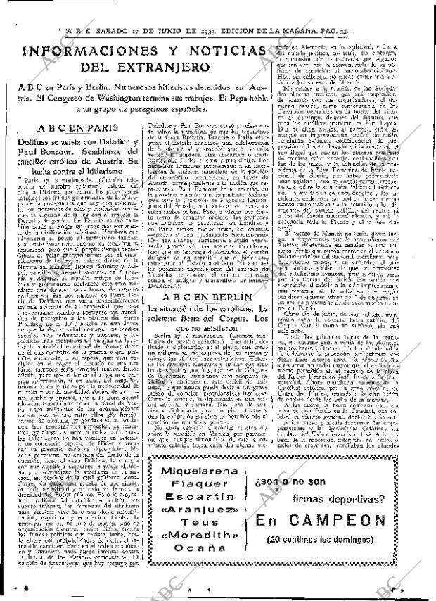 ABC MADRID 17-06-1933 página 33