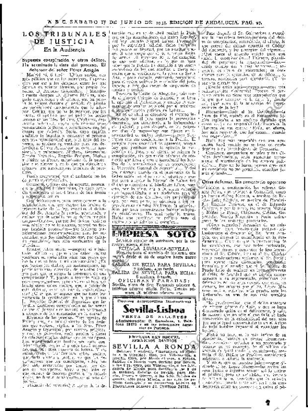 ABC SEVILLA 17-06-1933 página 27