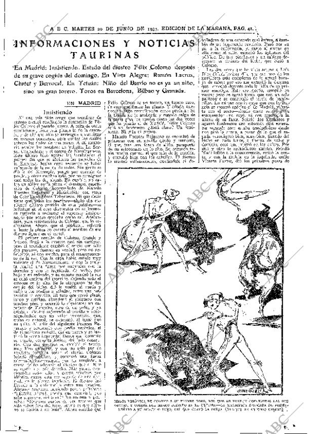 ABC MADRID 20-06-1933 página 41