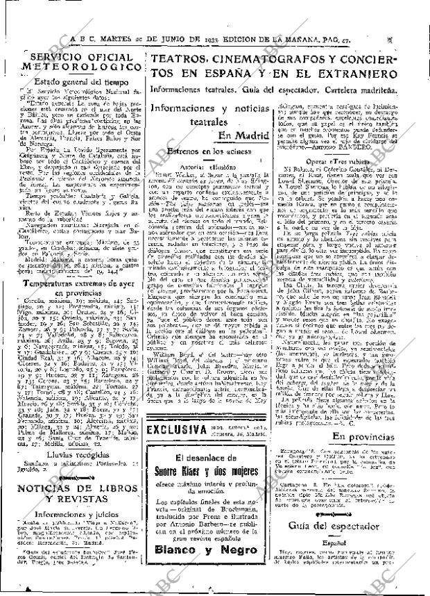 ABC MADRID 20-06-1933 página 47