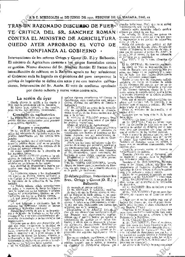 ABC MADRID 21-06-1933 página 21