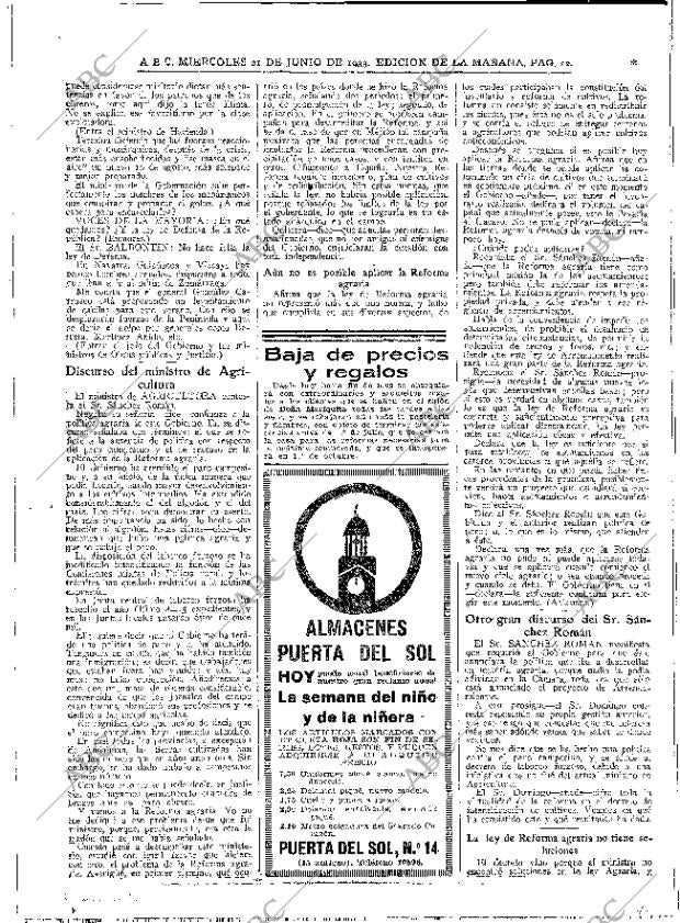 ABC MADRID 21-06-1933 página 22