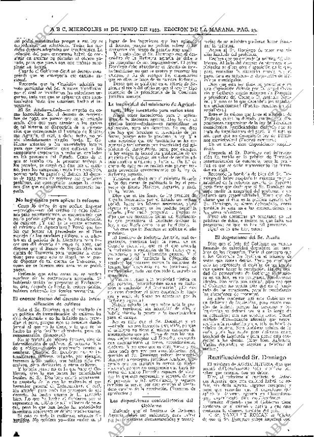 ABC MADRID 21-06-1933 página 23