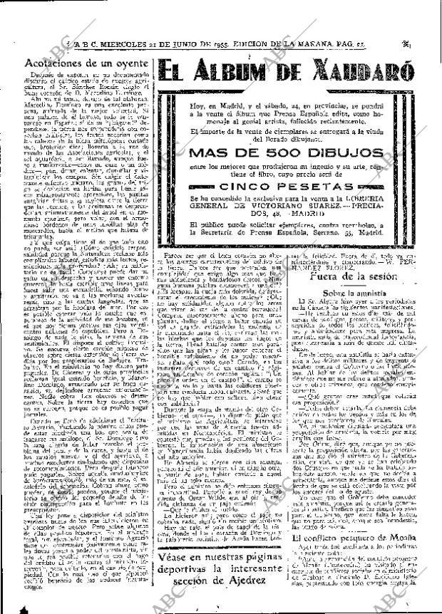 ABC MADRID 21-06-1933 página 25
