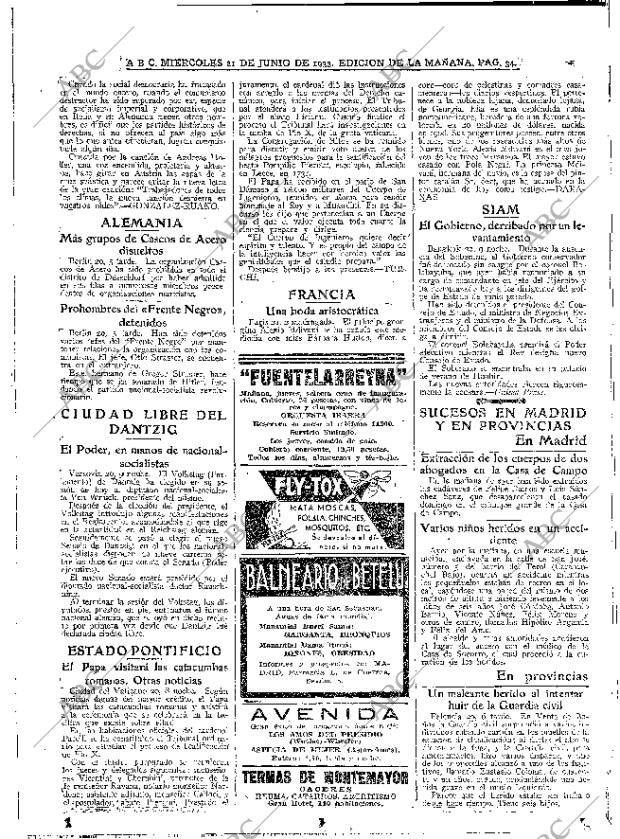 ABC MADRID 21-06-1933 página 34