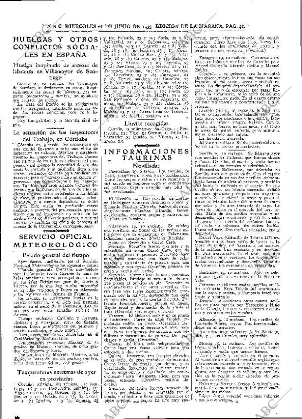 ABC MADRID 21-06-1933 página 41