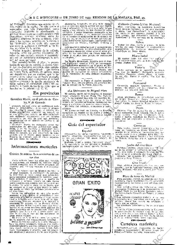 ABC MADRID 21-06-1933 página 43