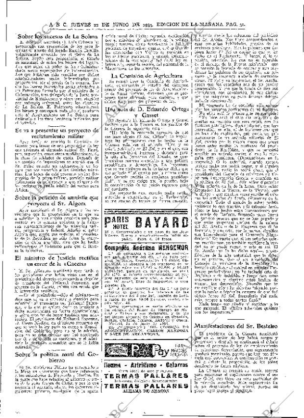 ABC MADRID 22-06-1933 página 31