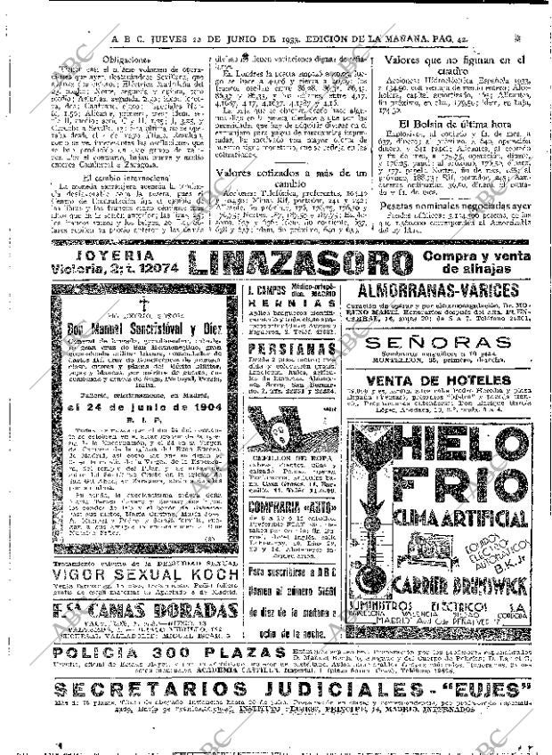 ABC MADRID 22-06-1933 página 42