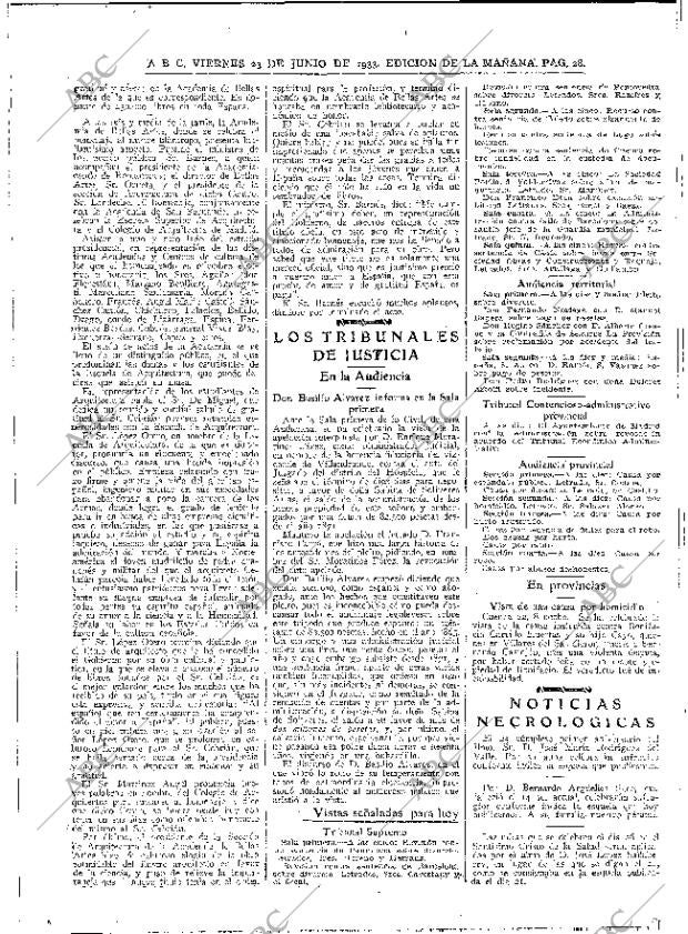 ABC MADRID 23-06-1933 página 28