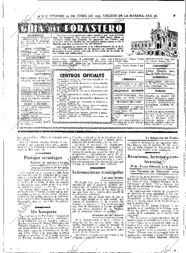 ABC MADRID 23-06-1933 página 38