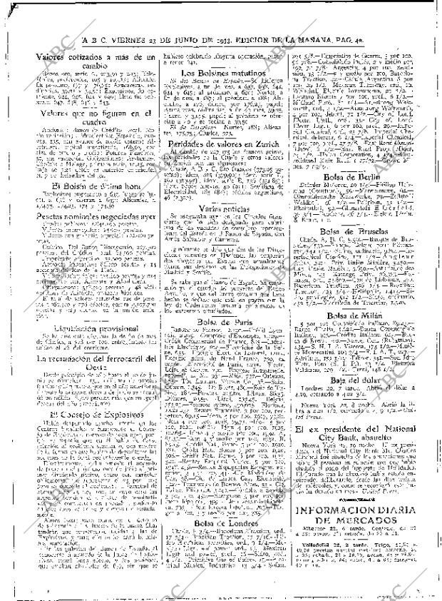 ABC MADRID 23-06-1933 página 42