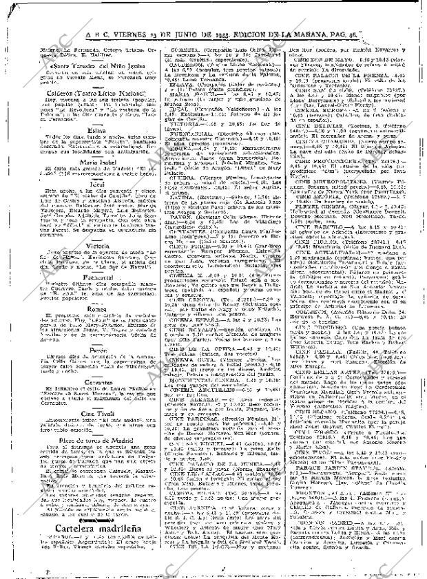 ABC MADRID 23-06-1933 página 46