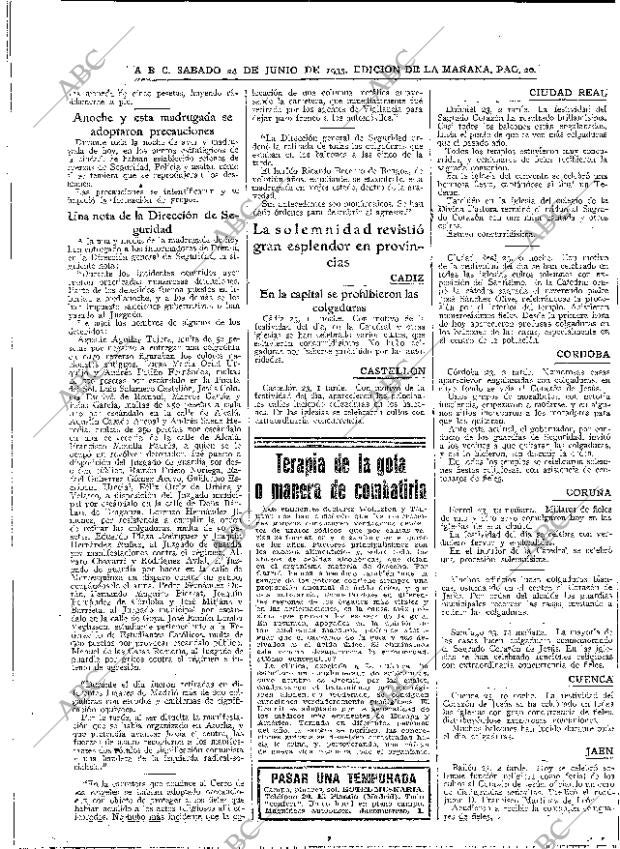 ABC MADRID 24-06-1933 página 20