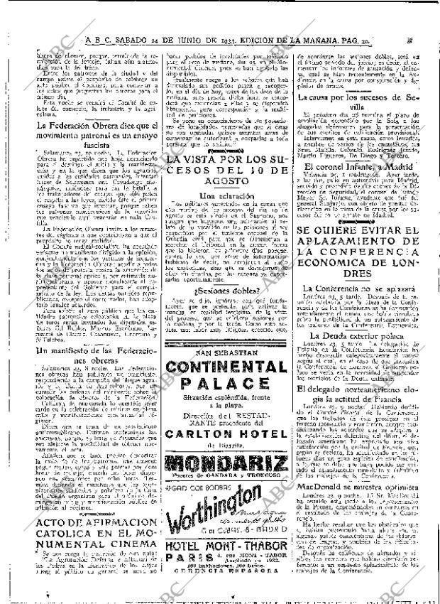 ABC MADRID 24-06-1933 página 30
