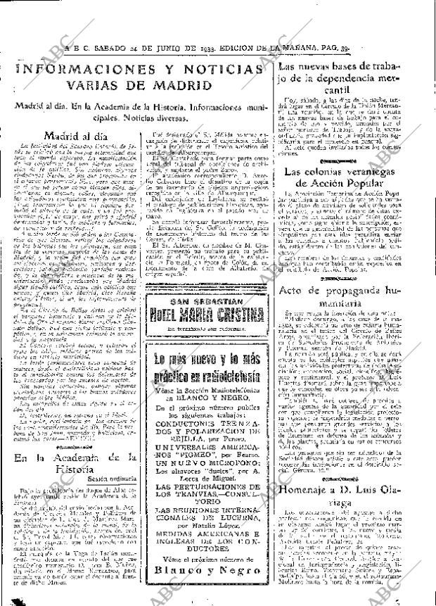 ABC MADRID 24-06-1933 página 39