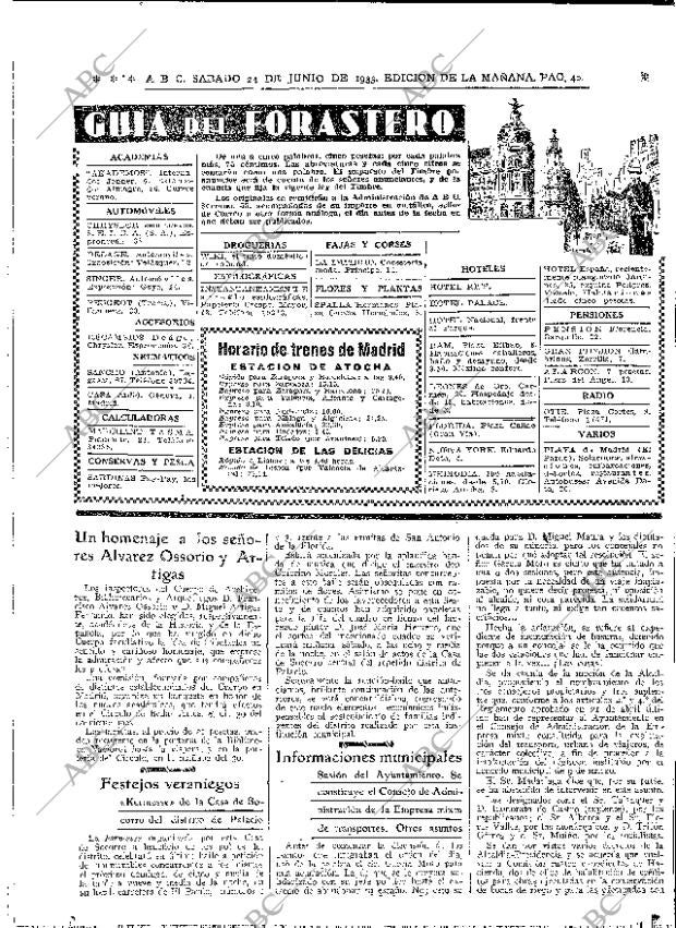 ABC MADRID 24-06-1933 página 40