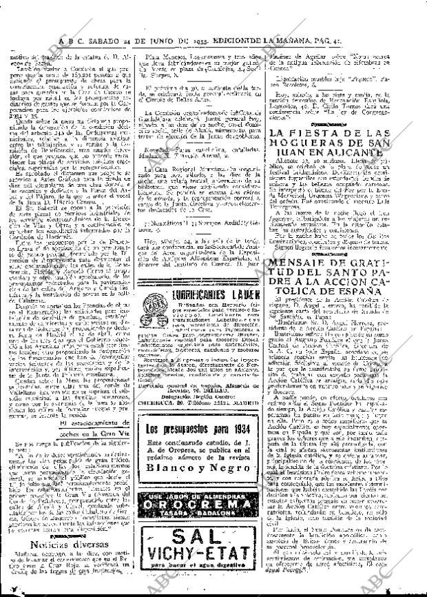 ABC MADRID 24-06-1933 página 41