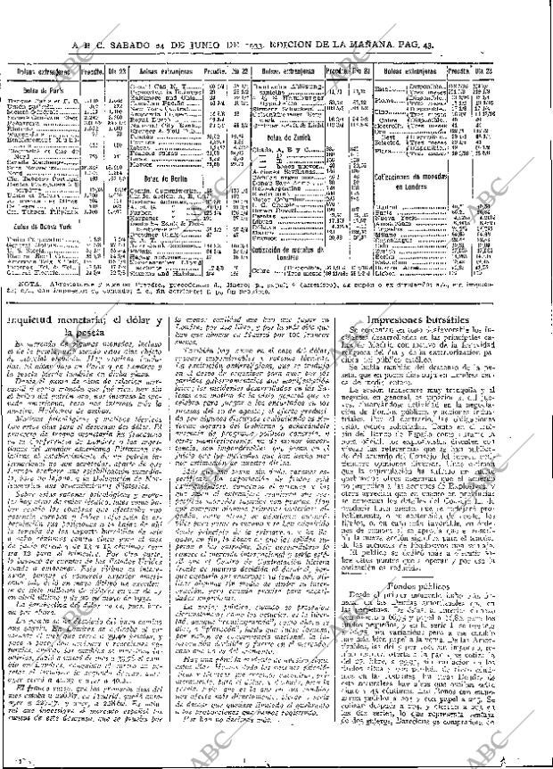 ABC MADRID 24-06-1933 página 43