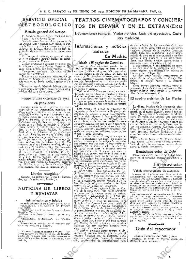 ABC MADRID 24-06-1933 página 47