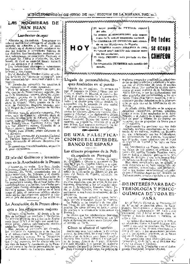 ABC MADRID 25-06-1933 página 31