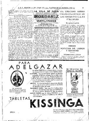 ABC MADRID 27-06-1933 página 22