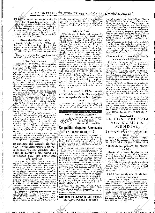 ABC MADRID 27-06-1933 página 24