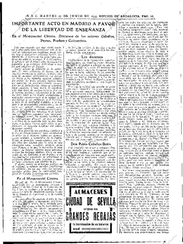 ABC SEVILLA 27-06-1933 página 17