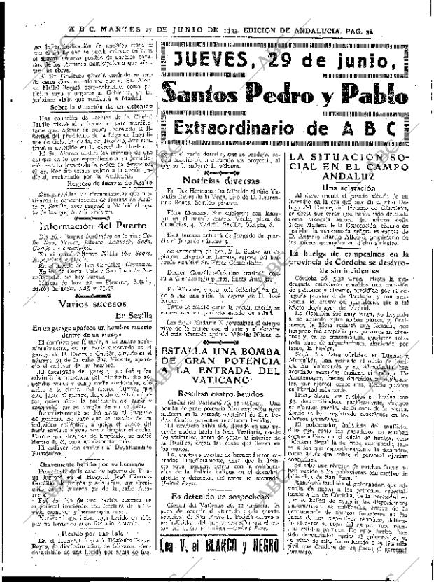 ABC SEVILLA 27-06-1933 página 31
