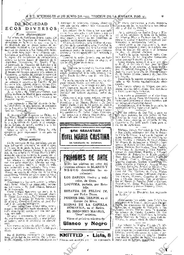 ABC MADRID 28-06-1933 página 31