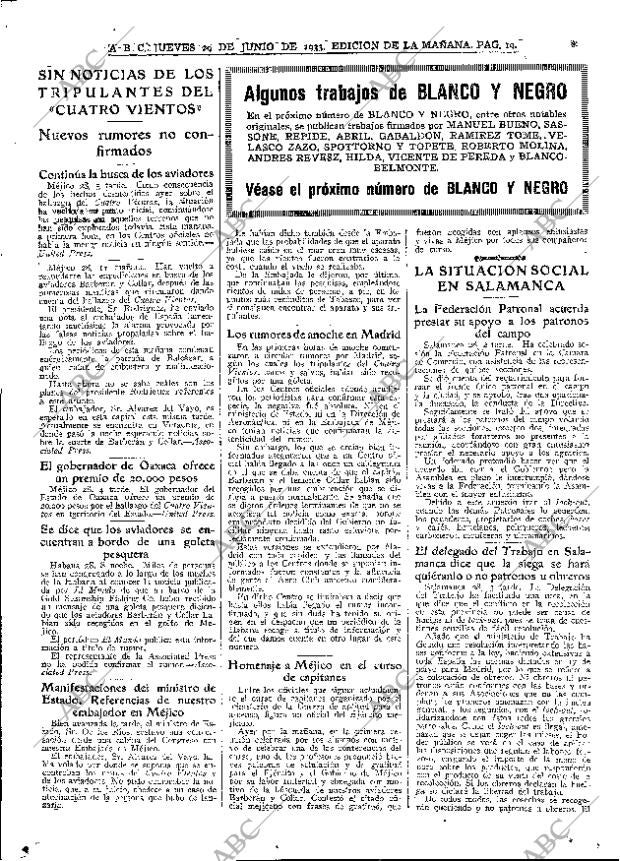 ABC MADRID 29-06-1933 página 19