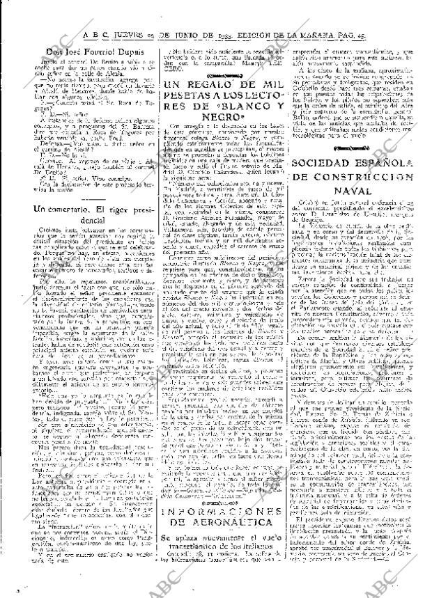 ABC MADRID 29-06-1933 página 25