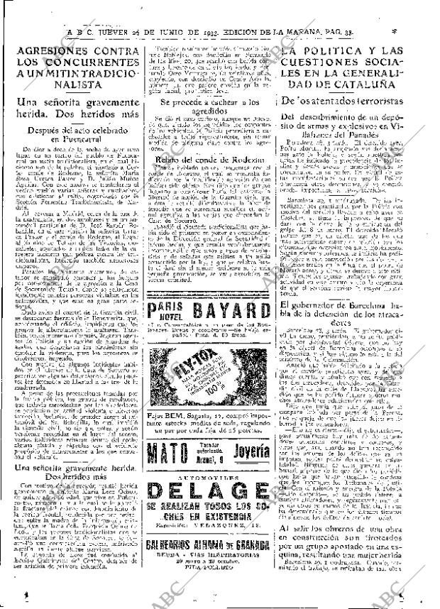 ABC MADRID 29-06-1933 página 33