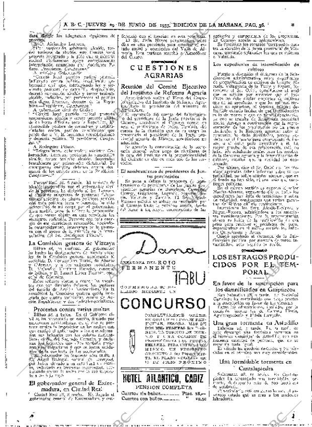 ABC MADRID 29-06-1933 página 36