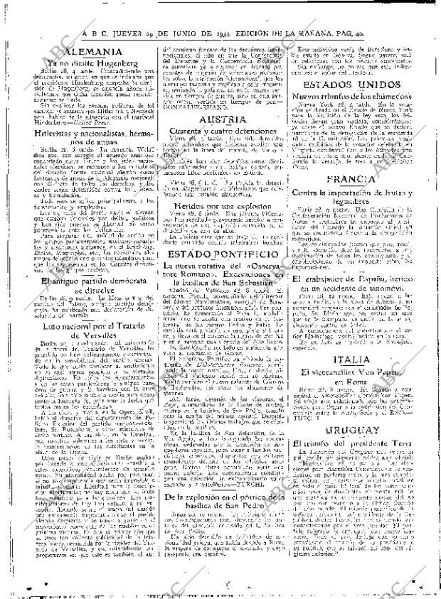 ABC MADRID 29-06-1933 página 40