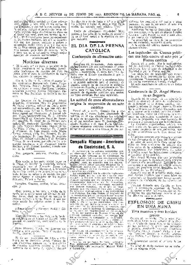 ABC MADRID 29-06-1933 página 43