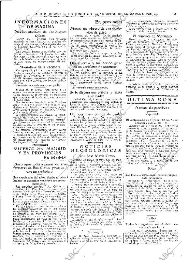 ABC MADRID 29-06-1933 página 49