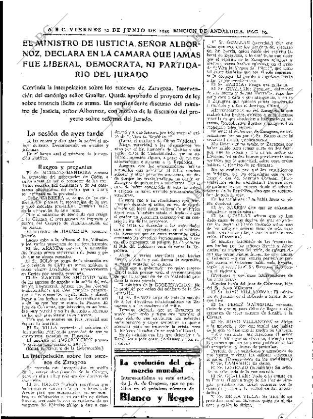 ABC SEVILLA 30-06-1933 página 19