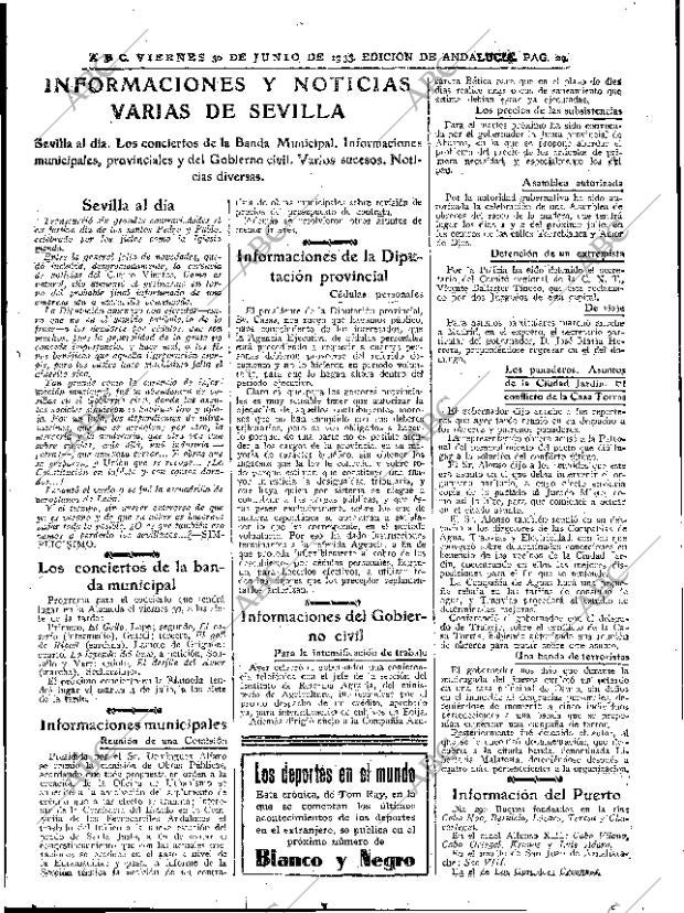 ABC SEVILLA 30-06-1933 página 29
