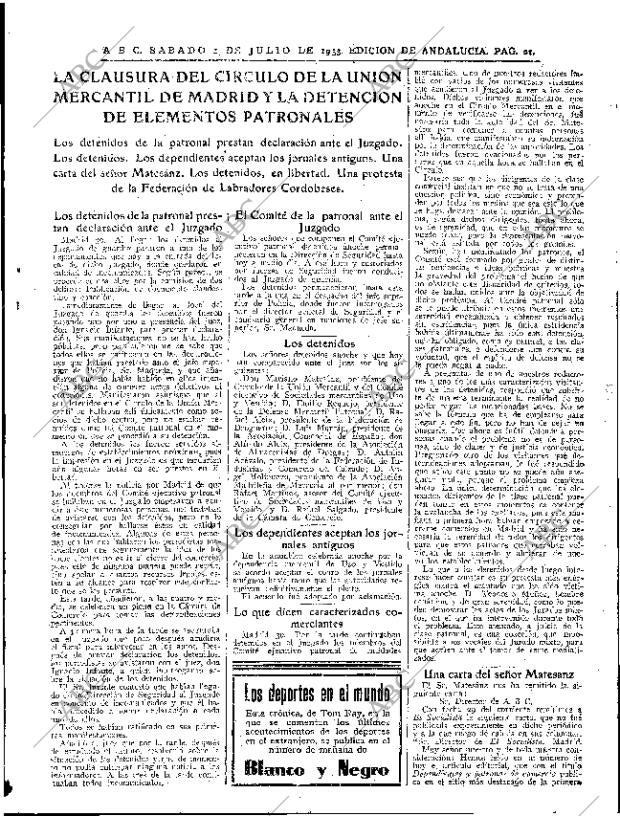 ABC SEVILLA 01-07-1933 página 21