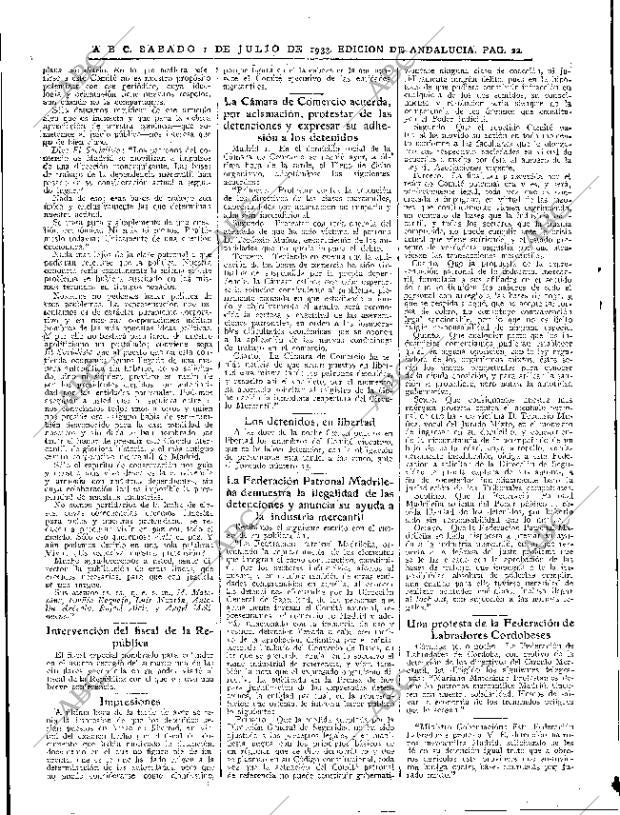 ABC SEVILLA 01-07-1933 página 22
