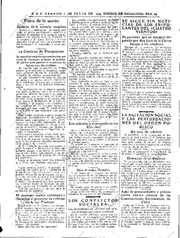 ABC SEVILLA 01-07-1933 página 25