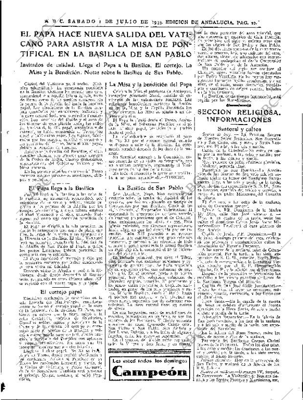 ABC SEVILLA 01-07-1933 página 27