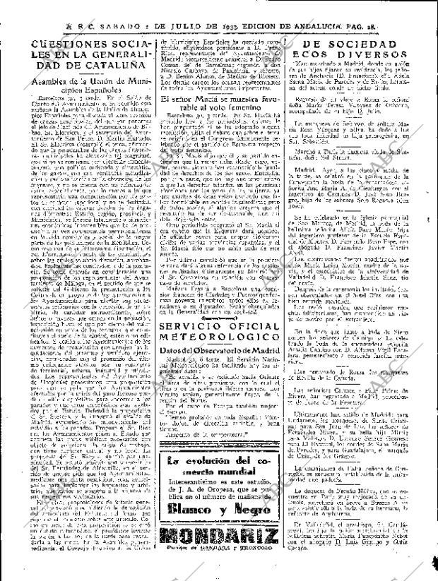 ABC SEVILLA 01-07-1933 página 28