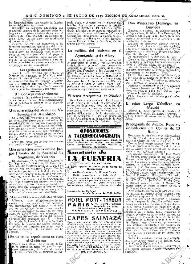 ABC SEVILLA 02-07-1933 página 20