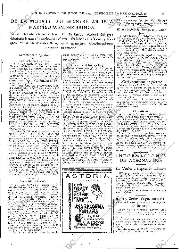 ABC MADRID 06-07-1933 página 27
