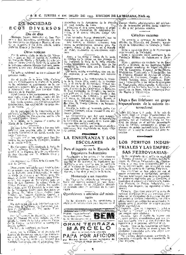 ABC MADRID 06-07-1933 página 29