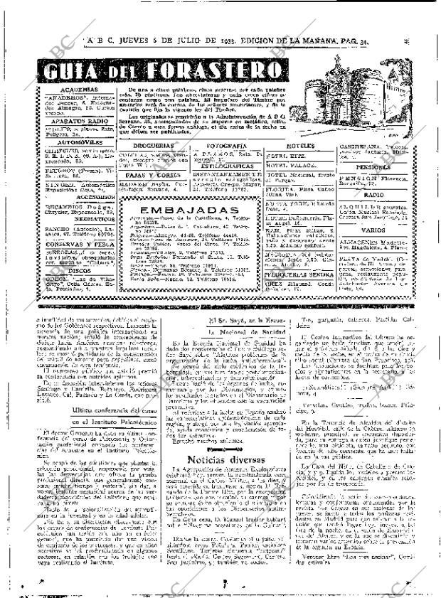 ABC MADRID 06-07-1933 página 34