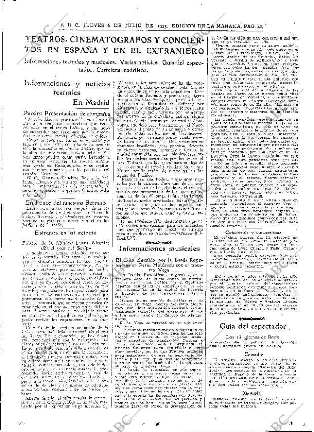 ABC MADRID 06-07-1933 página 41