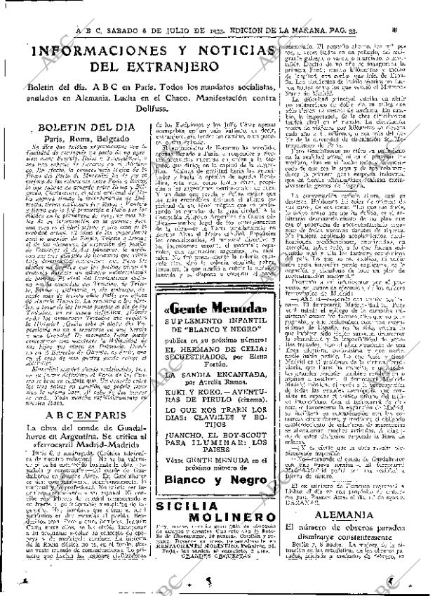 ABC MADRID 08-07-1933 página 33